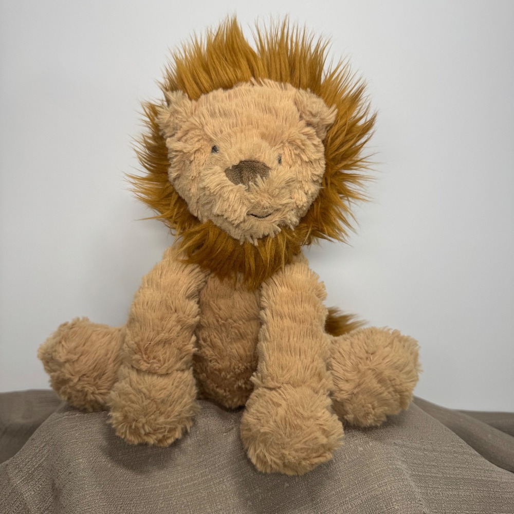 Jellycat Fuddlewuddle‎ Lion Plush Kids Medium Tan 9" Lovey